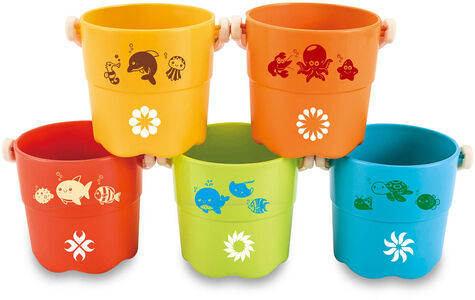 Scandinavian Baby Products Stacking Bucket Aktivitetsleke