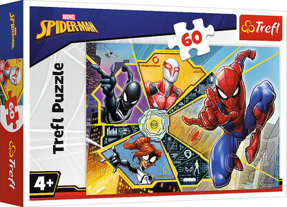 Trefl Marvel Spider-Man Puslespill 60 Brikker