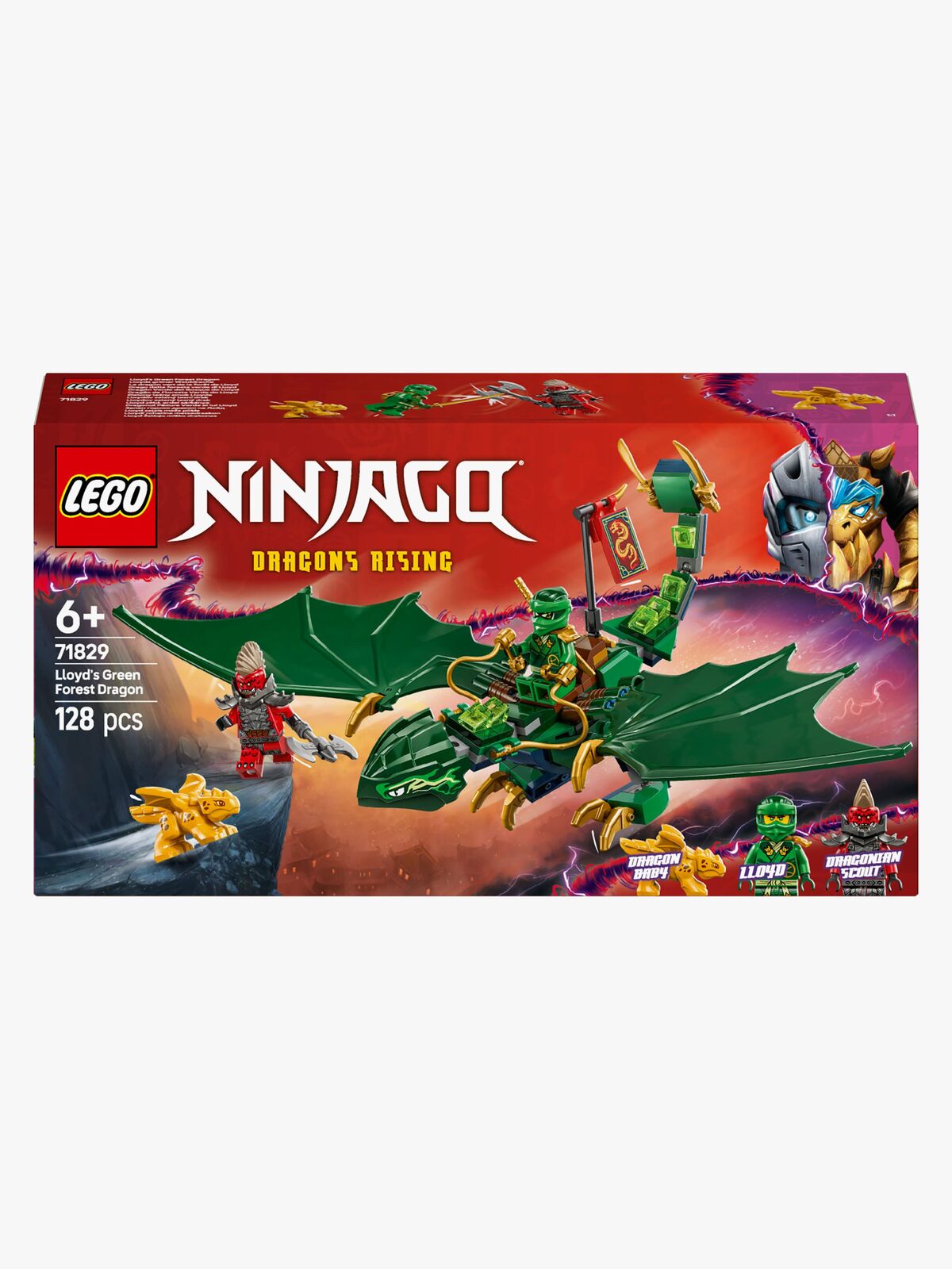 LEGO Ninjago 71829 Lloyds grønne skogsdrage