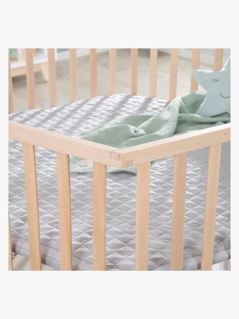 Roba Cosiplay Hexagon Lekegrind med Hjul, Wood