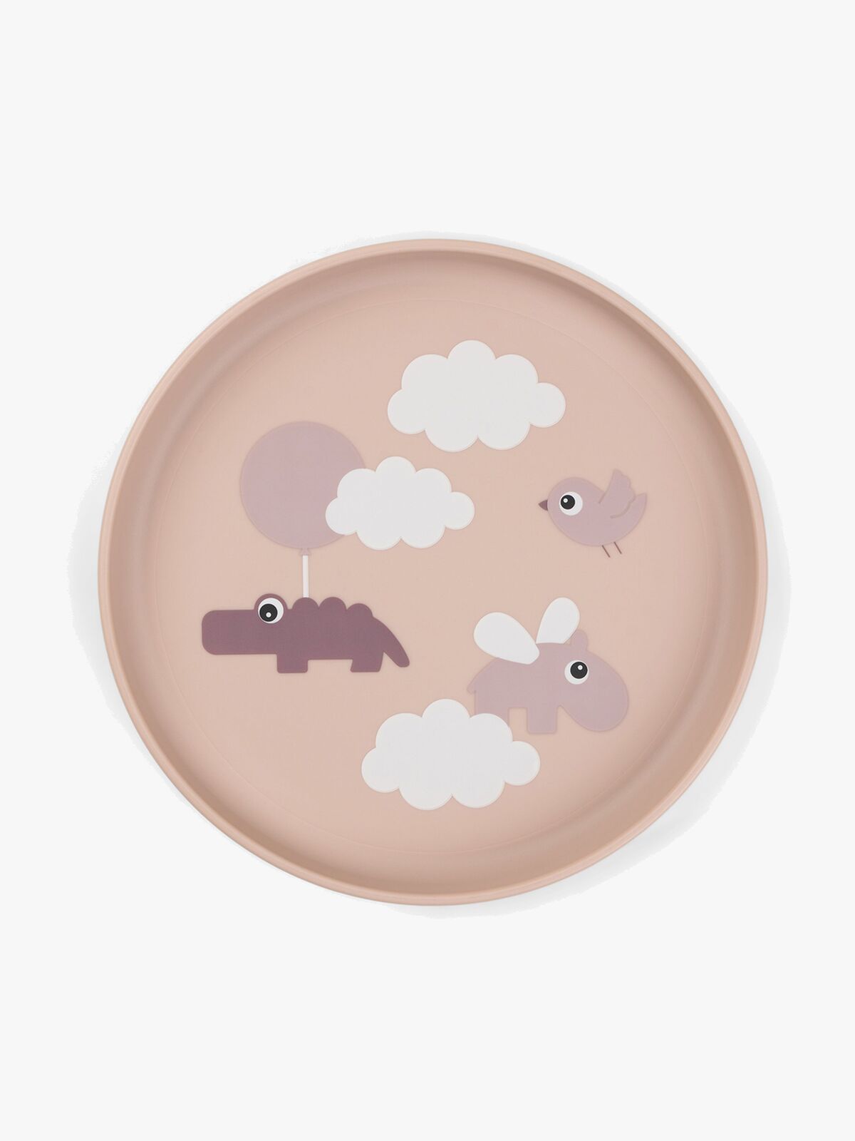 Done By Deer Foodie Tallerken Happy Clouds, Rosa