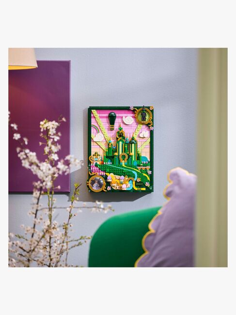 LEGO Wicked 75685 Emerald City-veggkunst