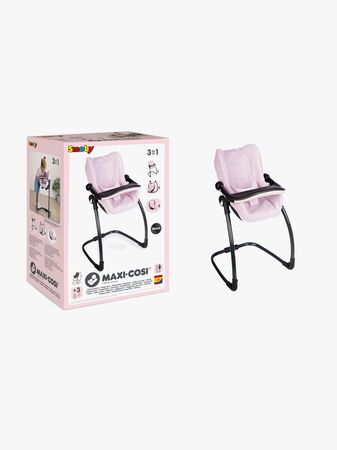 Smoby MAXI-COSI Høy Dukkestol 3 i 1, Rosa
