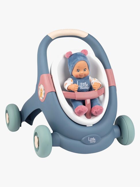 Smoby Little Smoby 3-in-1 Gåvogn med Dukke