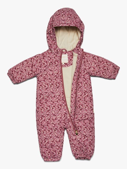 Petite Chérie Atelier Gisele Vinterdress Baby, Pink Small Flower