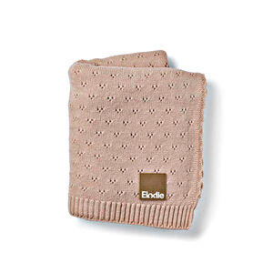 Elodie  Pointelle-strikket Teppe 100x75, Blushing Pink