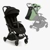Beemoo Easy Fly Lux 4 Trille inkl. Breezy Kalesje, Jet Black/Sea Green