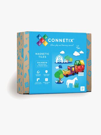 Connetix Magnetiske Byggeklosser Rainbow Motion Pack 24 Deler