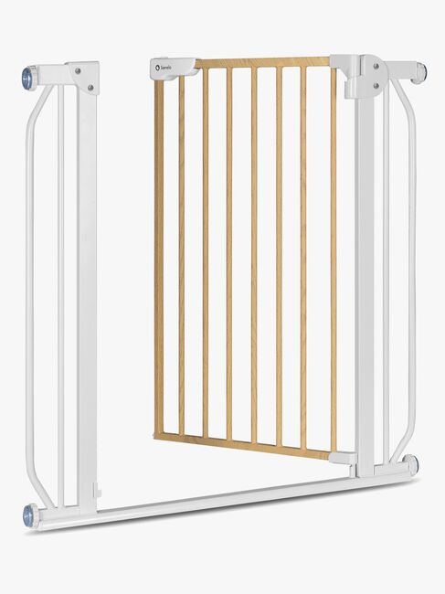 Lionelo Truus Slim Sikkerhetsgrind, White/Natural