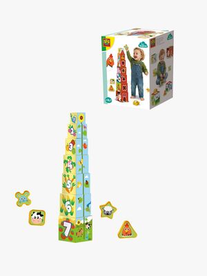 SES Creative Stableklosser Bondegårdsdyr 2-i-1