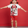Disney Minni Mus T-skjorte & Shorts Sett, Hvit