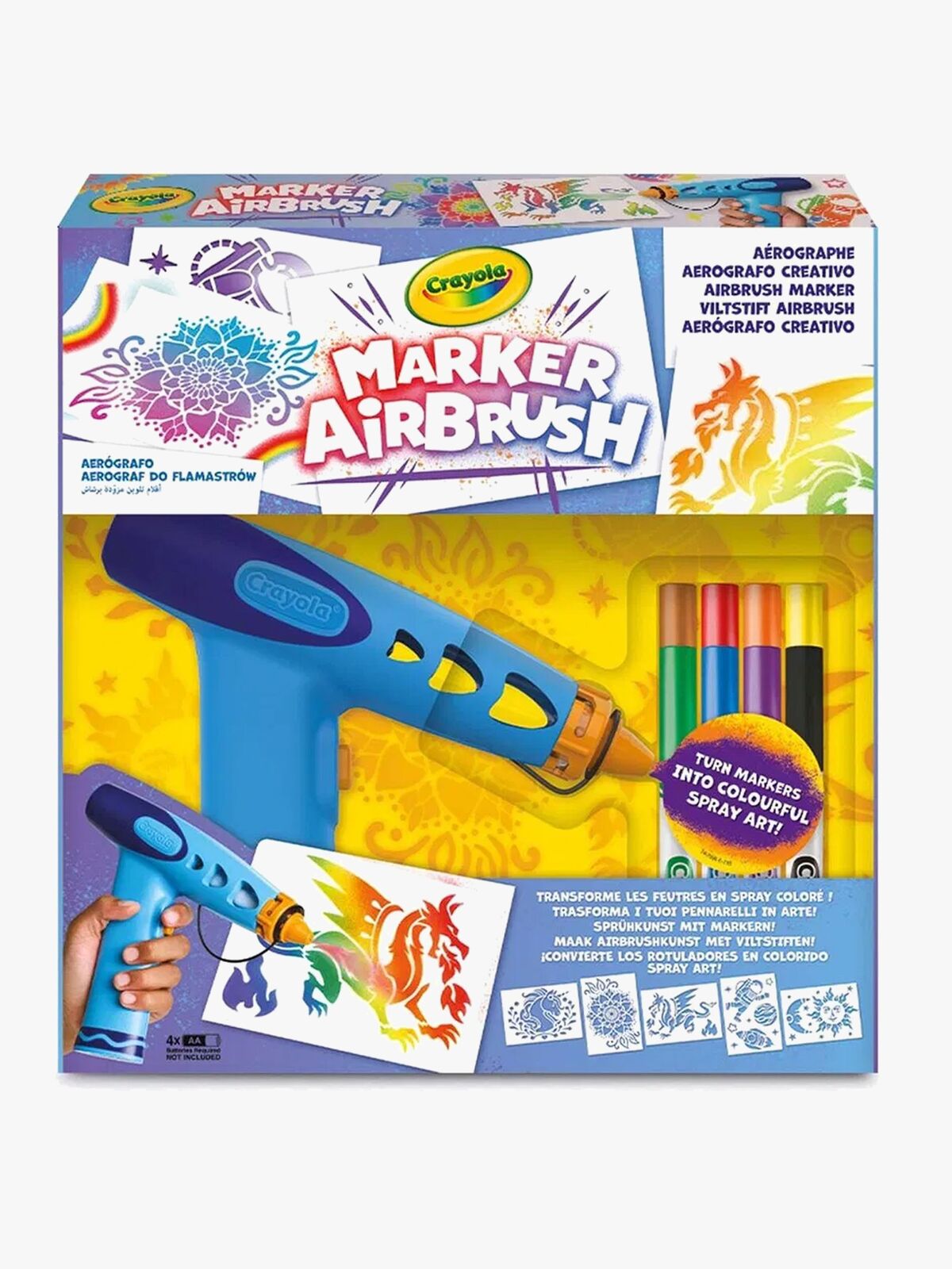 Crayola Airbrush Fargeleggingssett