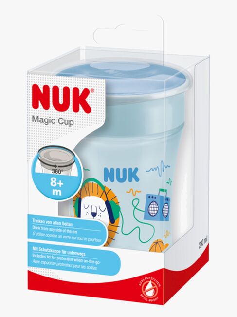 NUK Evolution Magic Krus 230 ml, Blå
