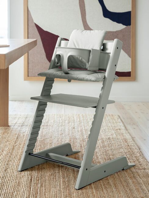Stokke Tripp Trapp Matstol Bundle inkl. Brikke, Glacier Green/White
