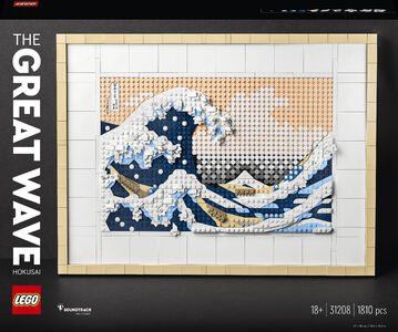 LEGO ART 31208 Hokusai – Den store bølgen ved Kanagawa