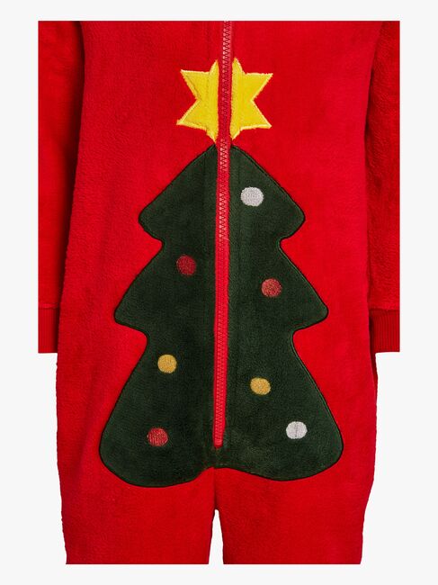 Luca & Lola Baby Albero Jumpsuit, Red Christmas