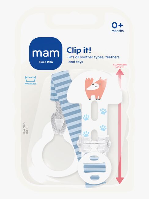 MAM Clip It! Smokkesnor, Blå