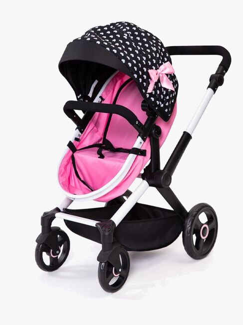 Bayer Design Xeo Dukkevogn, Svart/Rosa