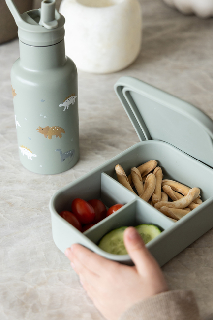 Kidzroom Silikon Matboks Small Talk, Grønn