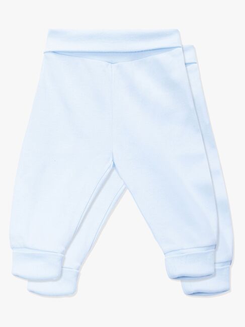 Tiny Treasure Willow 2-Pack Bukse, Baby Blue