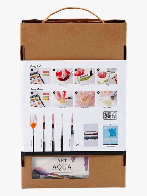 Creativ Company Malesett Lær Deg Å Male Med Akvarell