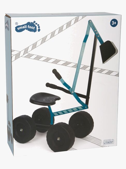 Small Foot Gravemaskin med Hjul, Blå