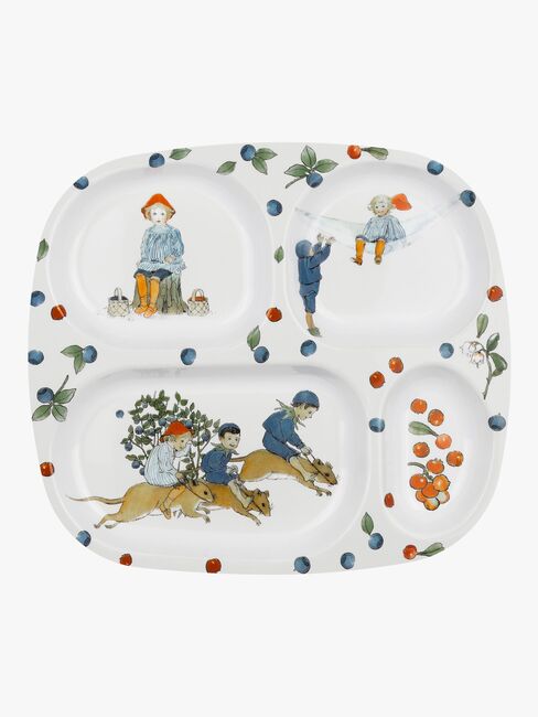 Elsa Beskow Puttes Eventyr I Blåbærskogen Tallerken med Rom