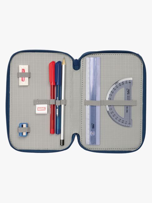 Marvel Spider-Man  Fylt Trippelpennal 37 Deler, Blå