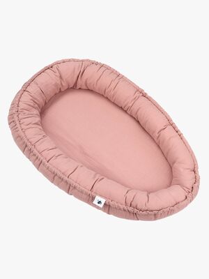 Julius Zöllner NIDO Muslin Babynest, Dusty Rose