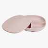 b.box Tallerken med Lokk Silikon, Blush