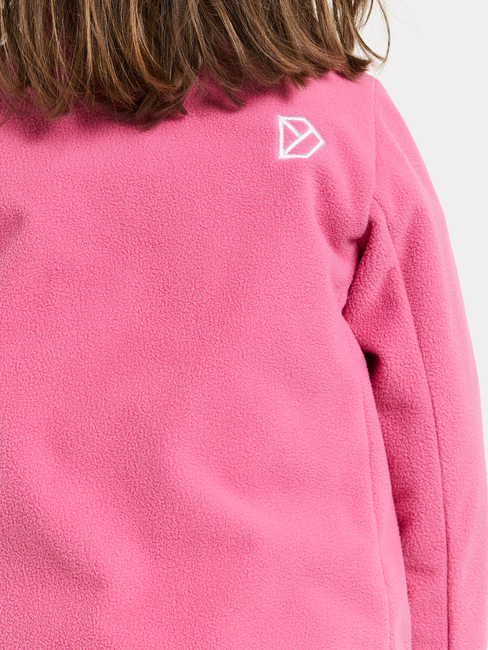 Didriksons Muskot  Vindtett Vindfleecejakke, Sweet Pink