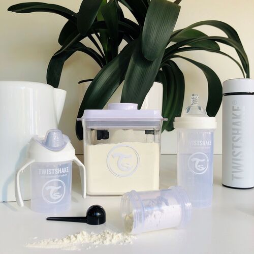 Twistshake Pulverbeholder 1700ml, Hvit