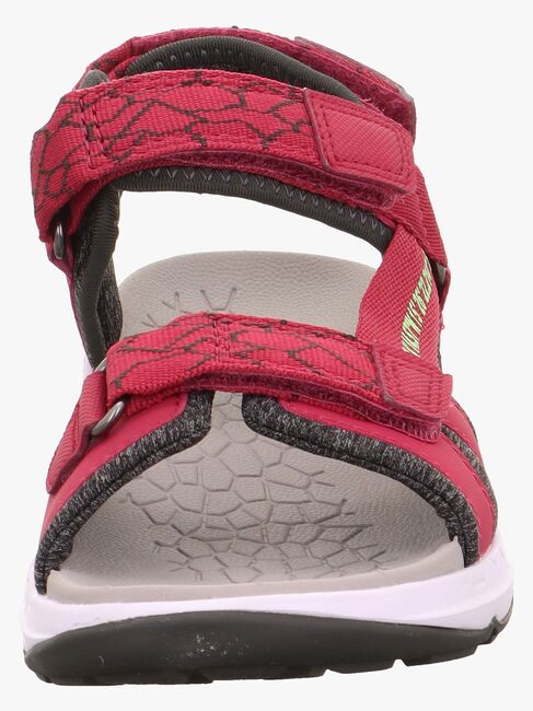 Superfit Criss Cross Sandaler, Rød/Grønn