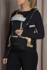 Beemoo CARE Carry Comfort 4-in-1 Bæresele & Hoftebærer, Black