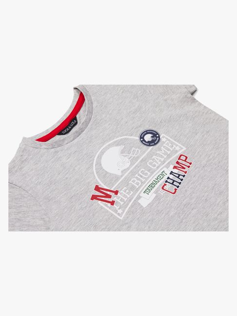 Luca & Lola San Marino T-Shirt 2-pack, Grey/Red
