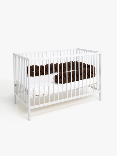 Alice & Fox Braid Sengekant 210cm, Brown Manchester