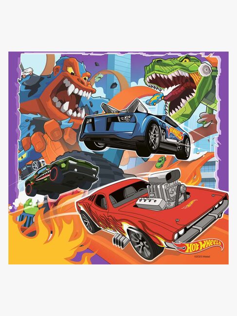 Ravensburger Puslespill Hot Wheels 3x49 Brikker