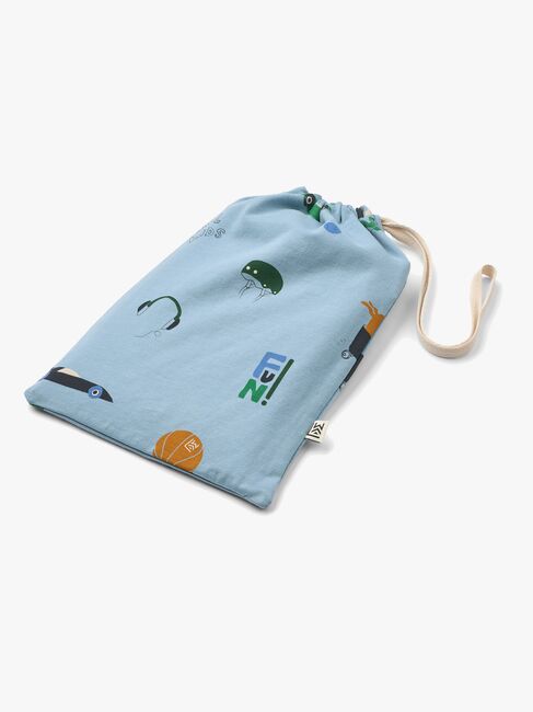 LIEWOOD Wilhelm Pysjsett, Dog/fun/beach blue/mix