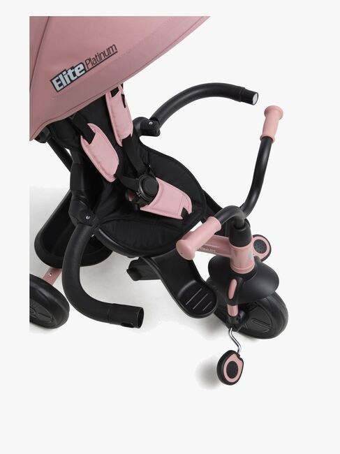 QPlay Elite Platinum Trehjulssykkel, Rosa