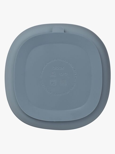 b.box Tallerken med Lokk Silikon, Ocean