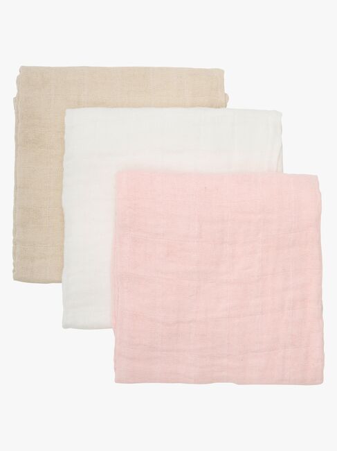 Pippi Musselinteppe 3-Pakk, Veiled Rose