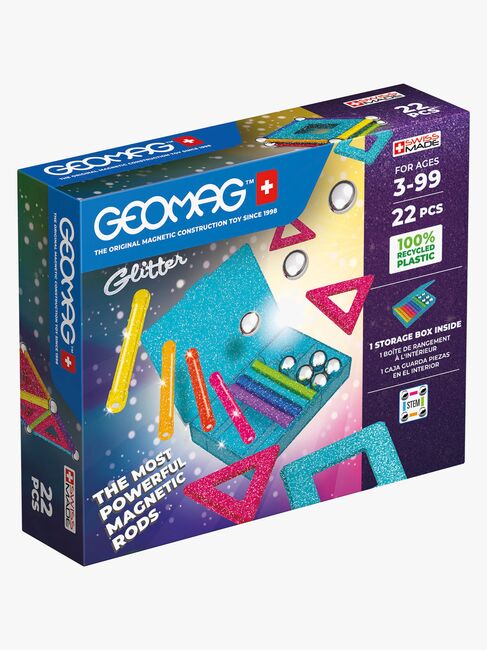 Geomag Glitter Panels Byggesett 22 Deler