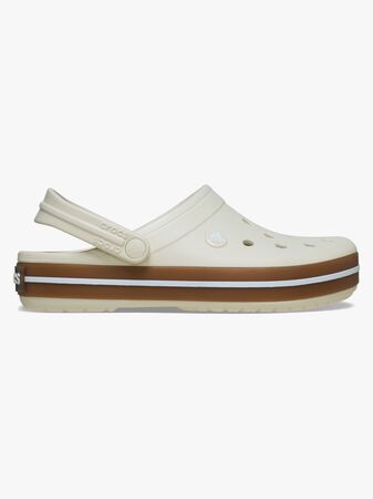 Crocs Crocband Gum Tøfler, Summit White
