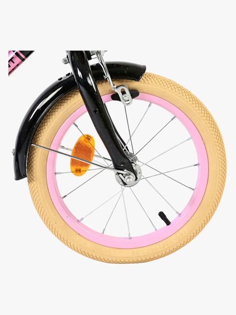 Volare Excellent Sykkel med Kurv 14 Tommer, Svart