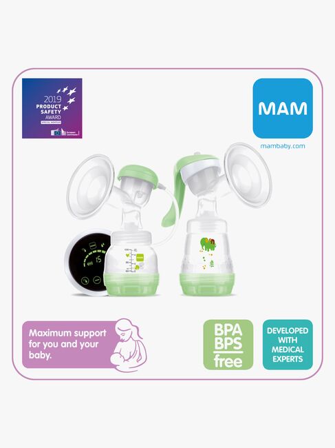 MAM 2-i-1 Brystpumpe Elektrisk & Manuell