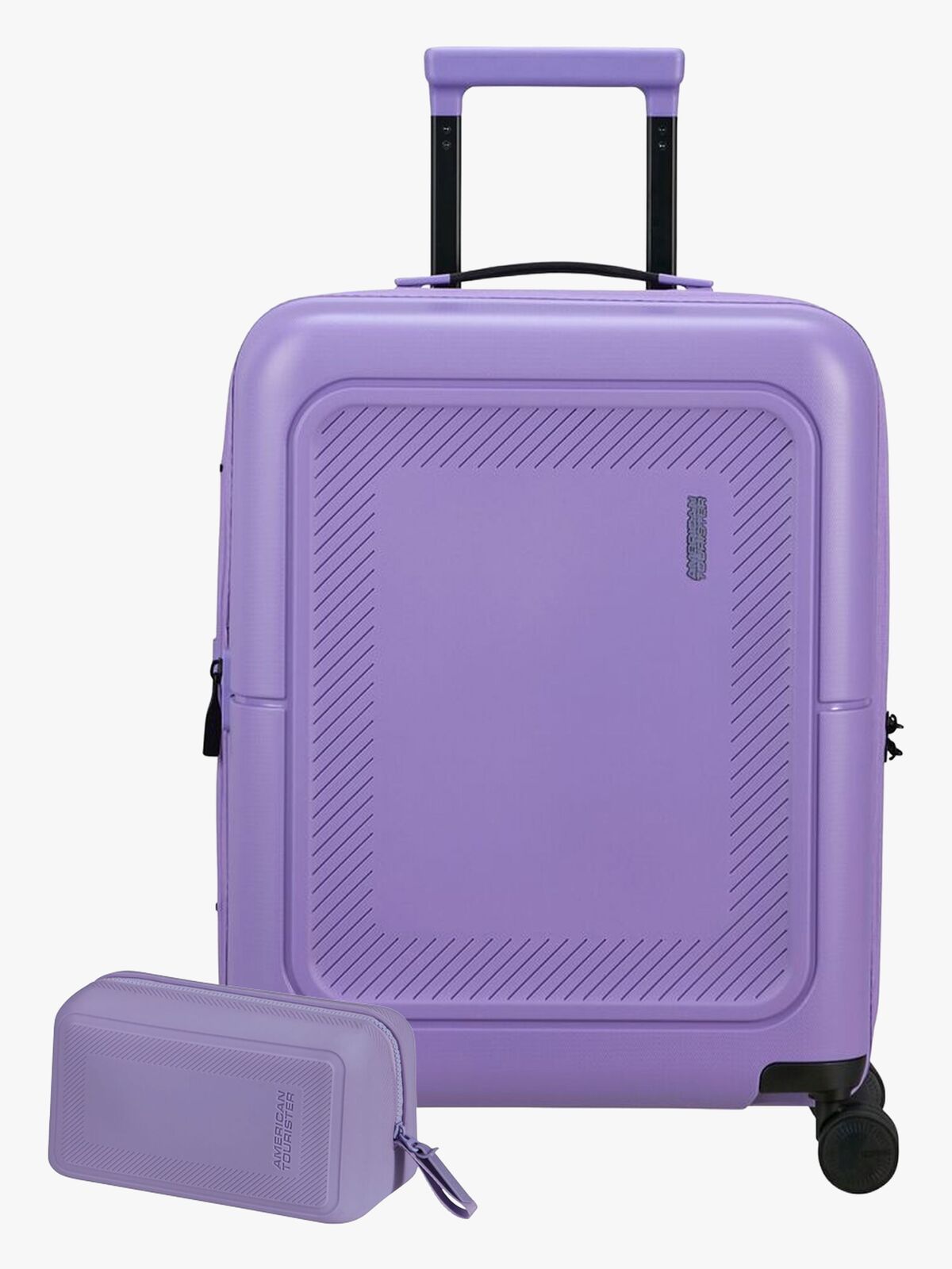 American Tourister Dashpop Koffert 41-47L & Toalettmappe POP, Violet Purple