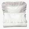 Mini Dreams Frill Sengesett 100x130, Hvit