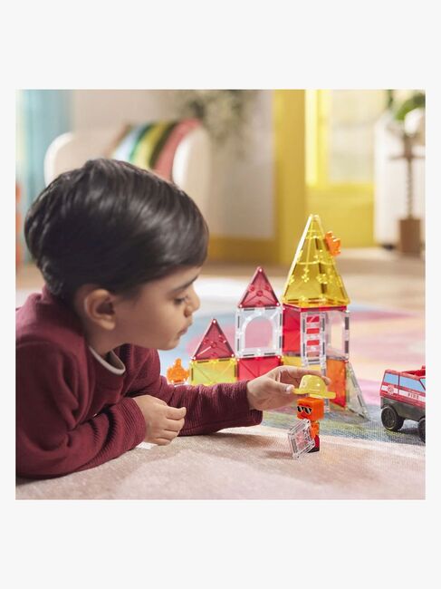 MAGNA-TILES Brannredning Magnetiske Byggeklosser 27 Deler