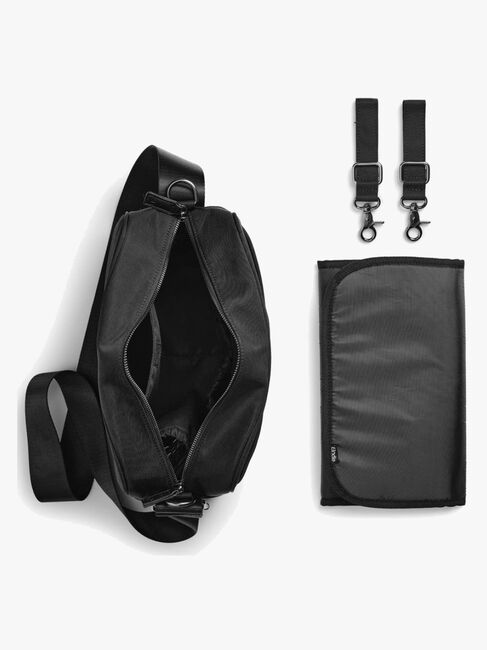 Elodie Cross Body Stelleveske, Black