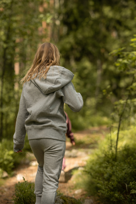 Lindberg Squad Hettegenser, Grey/Melange